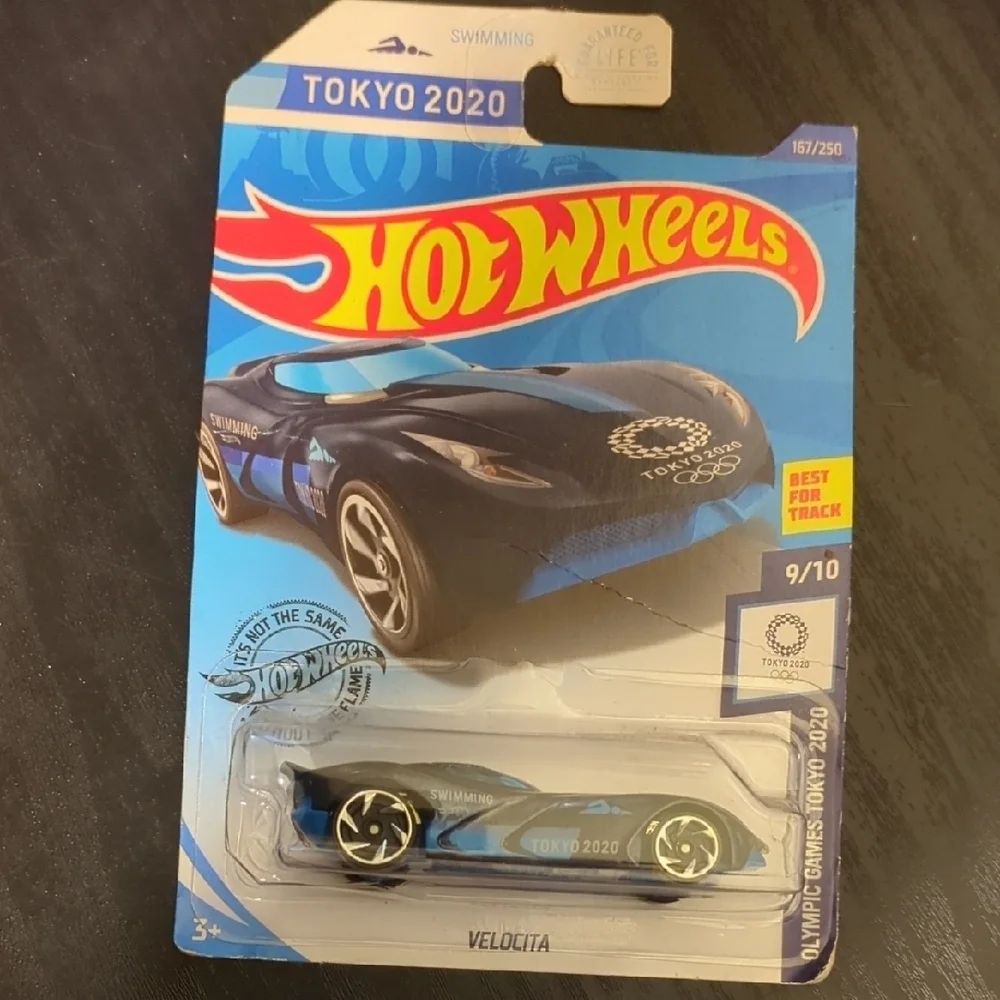 Mattel Hot Wheels Blue Black Sports Car
